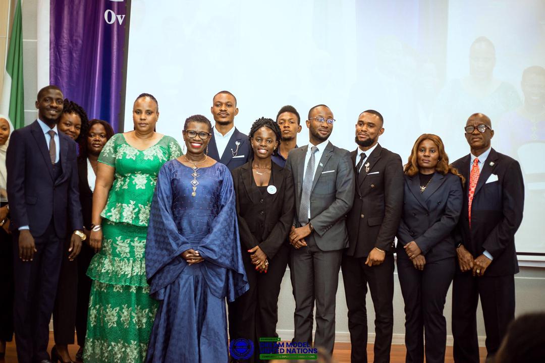 African youth delegates at a diplomatic conference